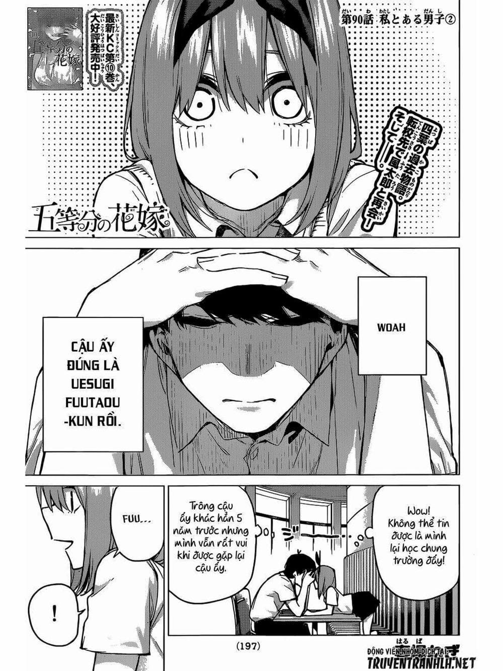 Truyện Tranh Nhà Có 5 Nàng Dâu - Gotoubun No Hanayome trang 6