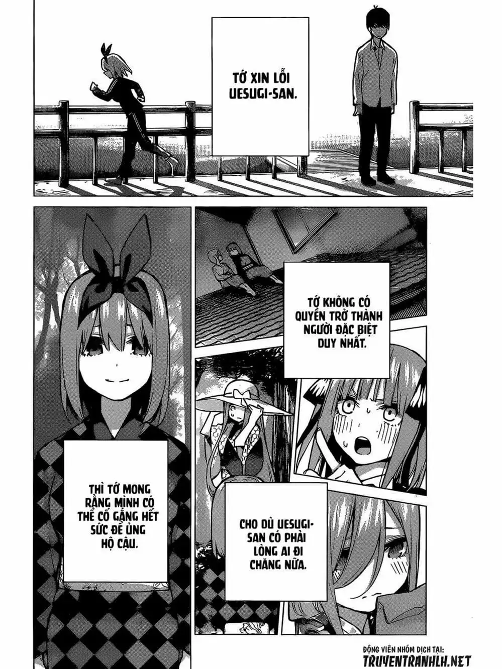 Truyện Tranh Nhà Có 5 Nàng Dâu - Gotoubun No Hanayome trang 6