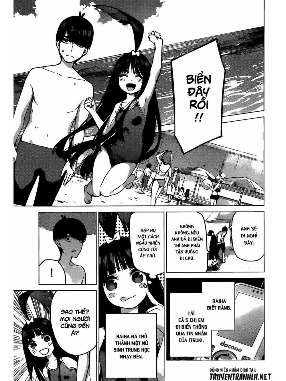 Truyện Tranh Nhà Có 5 Nàng Dâu - Gotoubun No Hanayome trang 6