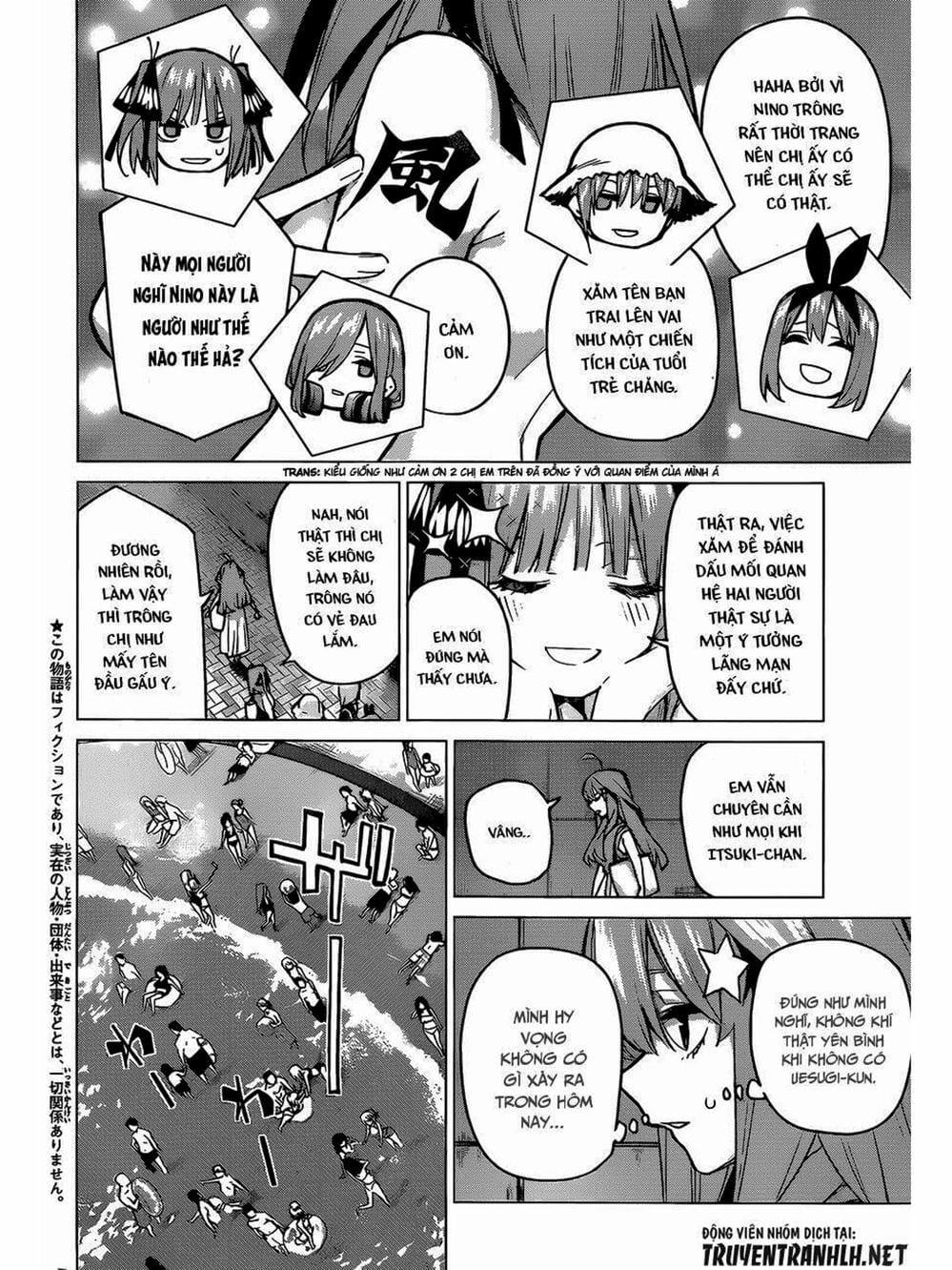 Truyện Tranh Nhà Có 5 Nàng Dâu - Gotoubun No Hanayome trang 6