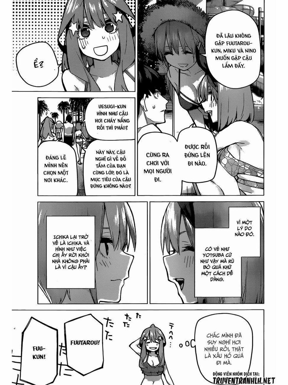 Truyện Tranh Nhà Có 5 Nàng Dâu - Gotoubun No Hanayome trang 6