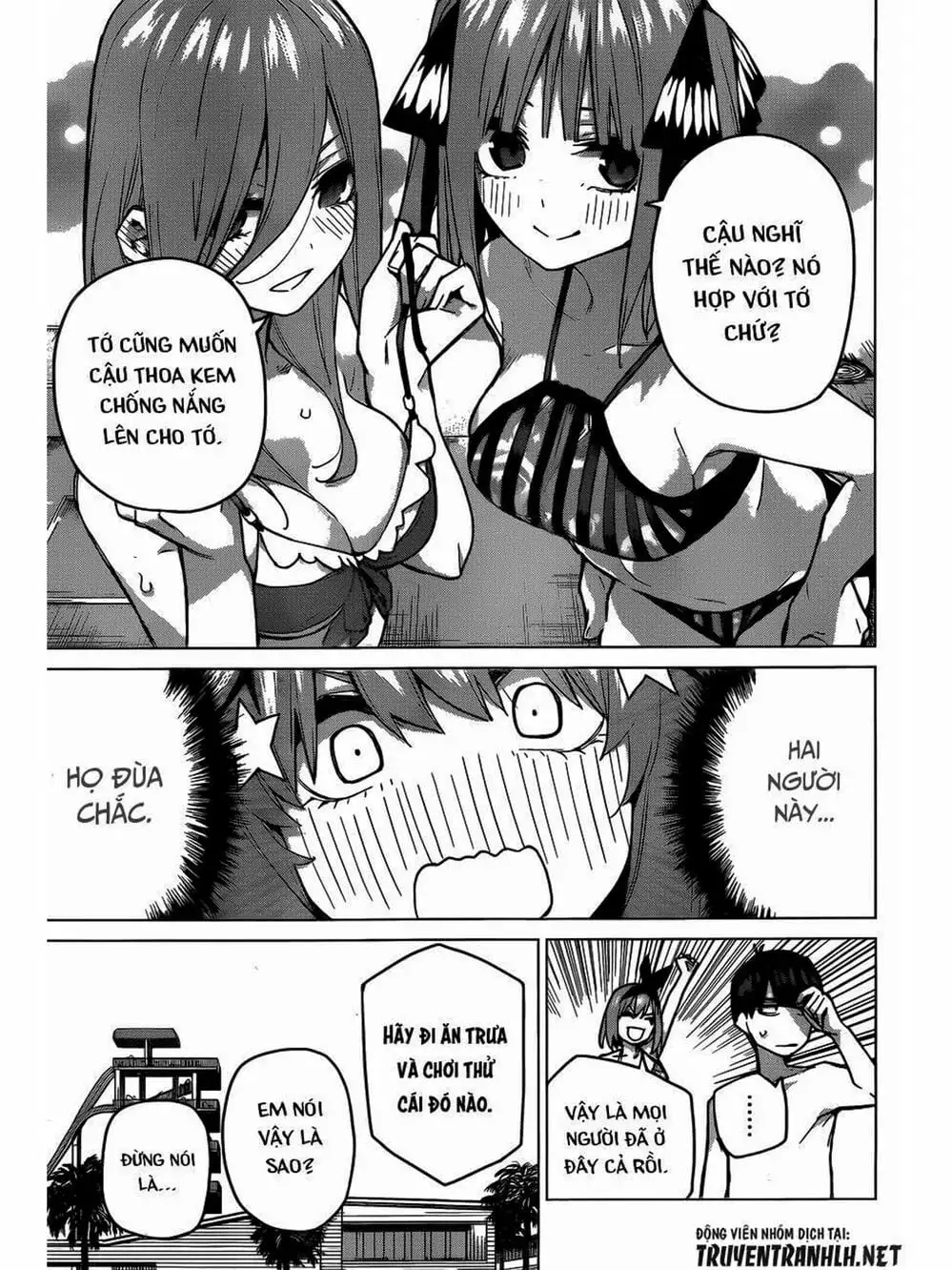 Truyện Tranh Nhà Có 5 Nàng Dâu - Gotoubun No Hanayome trang 6