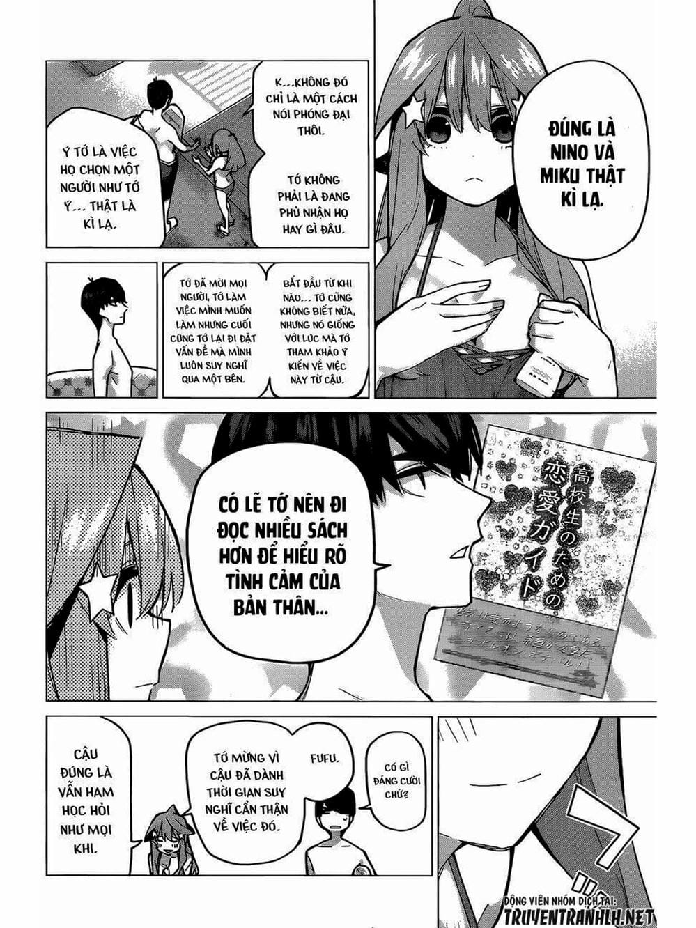 Truyện Tranh Nhà Có 5 Nàng Dâu - Gotoubun No Hanayome trang 6