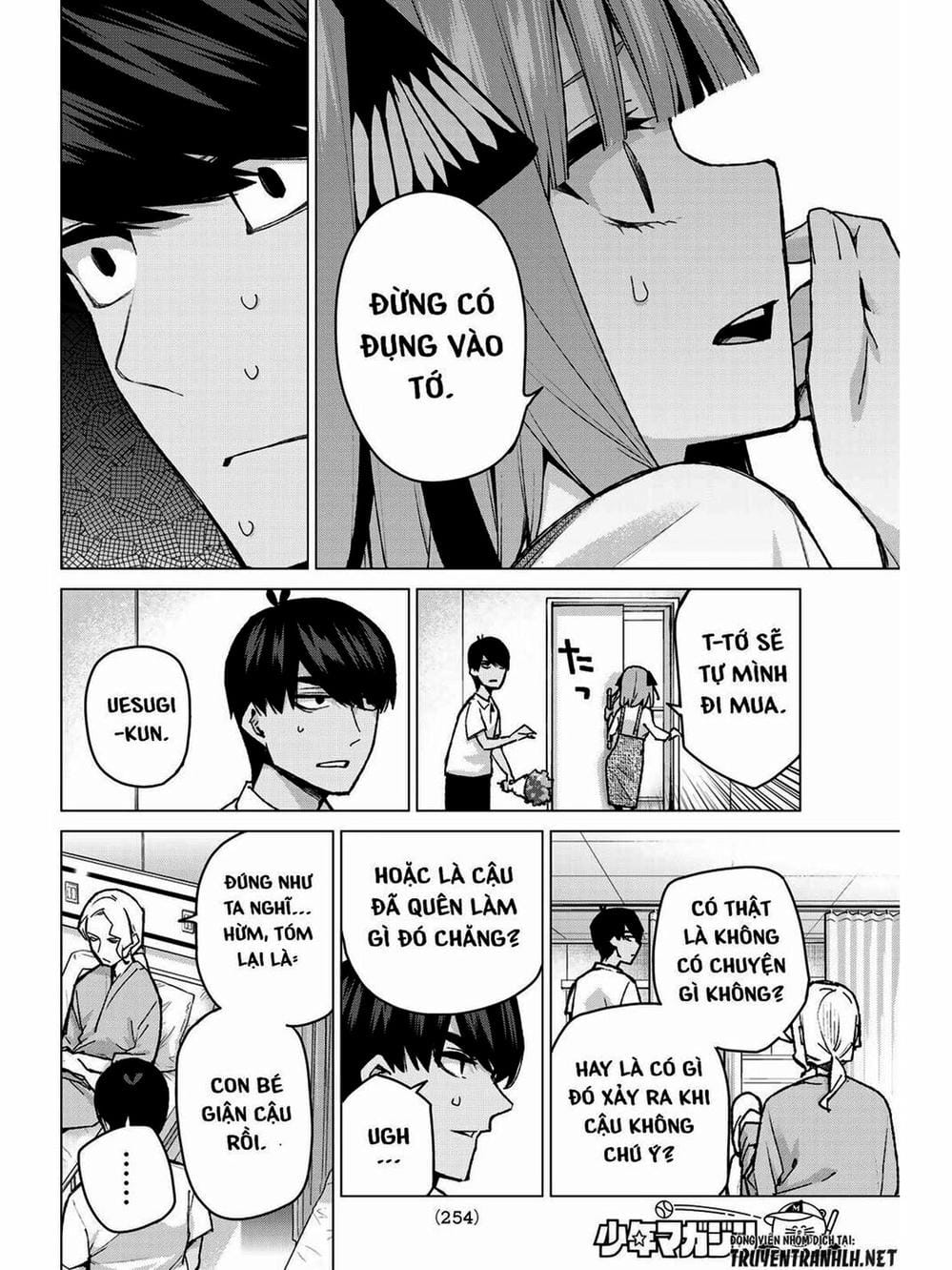 Truyện Tranh Nhà Có 5 Nàng Dâu - Gotoubun No Hanayome trang 6