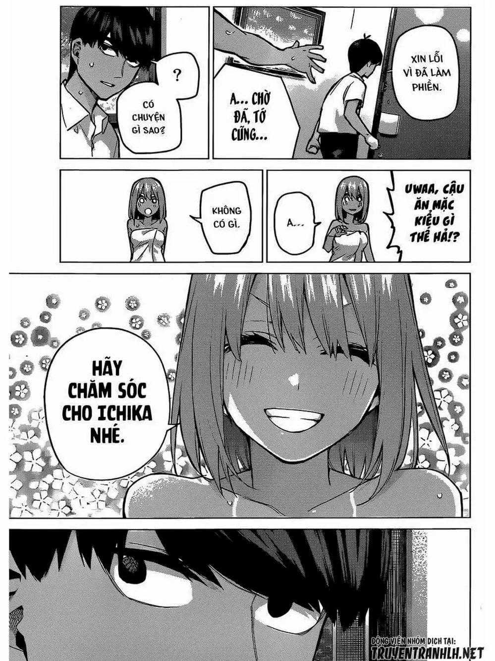 Truyện Tranh Nhà Có 5 Nàng Dâu - Gotoubun No Hanayome trang 6