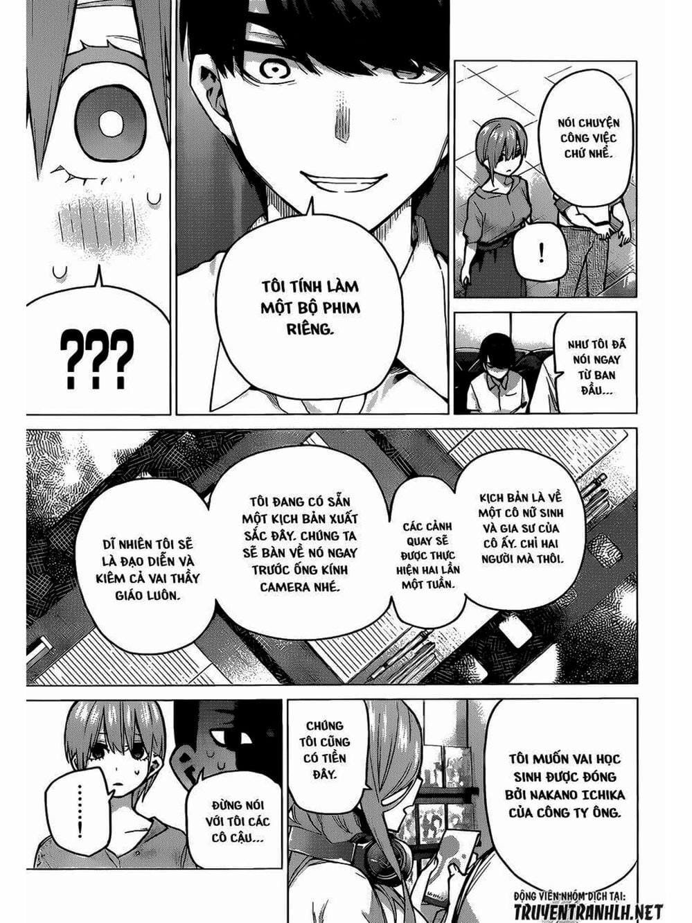 Truyện Tranh Nhà Có 5 Nàng Dâu - Gotoubun No Hanayome trang 6