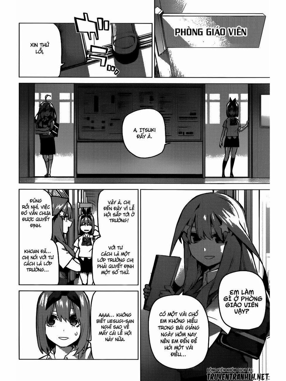 Truyện Tranh Nhà Có 5 Nàng Dâu - Gotoubun No Hanayome trang 6