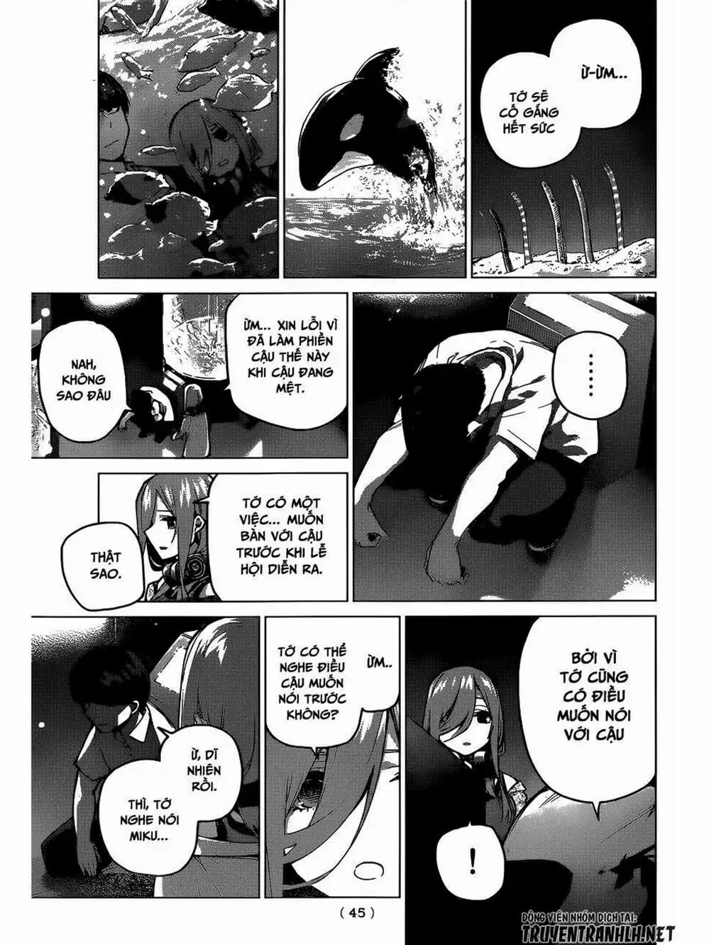 Truyện Tranh Nhà Có 5 Nàng Dâu - Gotoubun No Hanayome trang 6