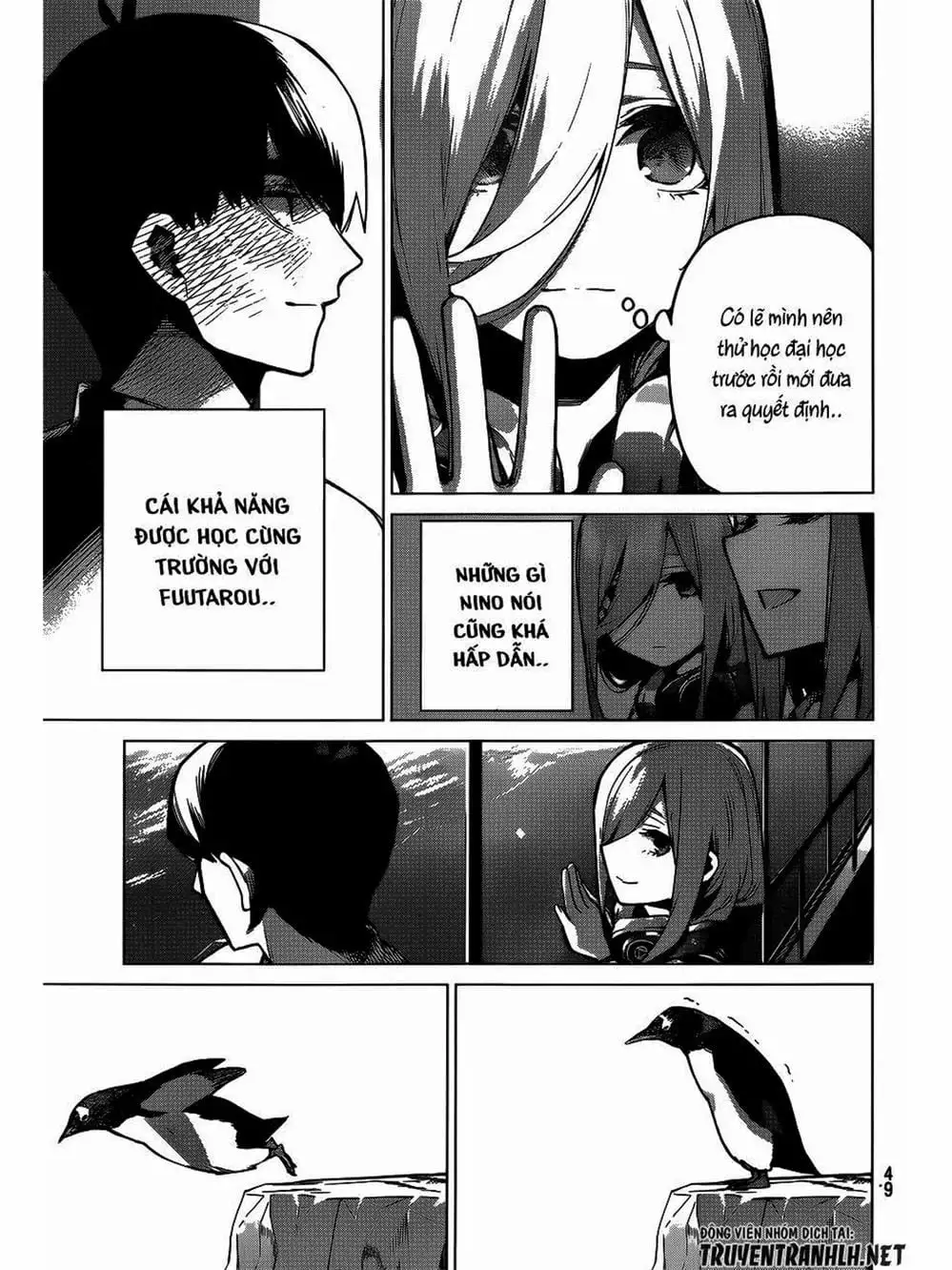 Truyện Tranh Nhà Có 5 Nàng Dâu - Gotoubun No Hanayome trang 6