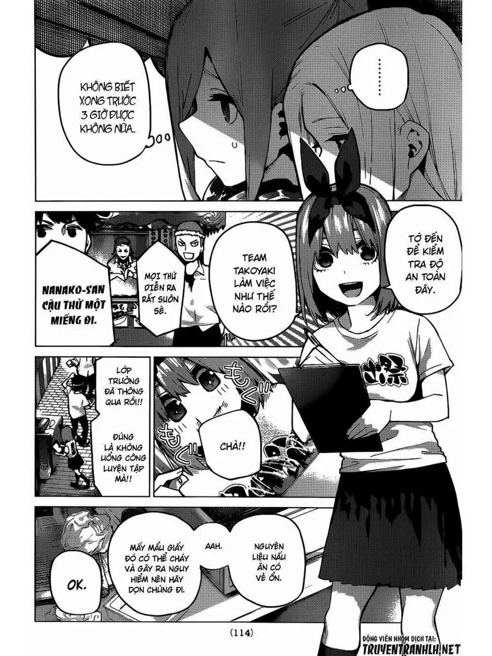 Truyện Tranh Nhà Có 5 Nàng Dâu - Gotoubun No Hanayome trang 6