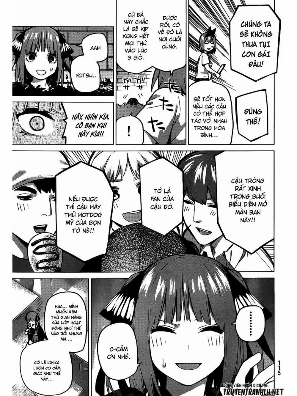 Truyện Tranh Nhà Có 5 Nàng Dâu - Gotoubun No Hanayome trang 6