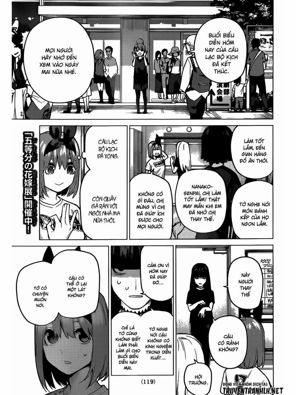 Truyện Tranh Nhà Có 5 Nàng Dâu - Gotoubun No Hanayome trang 6