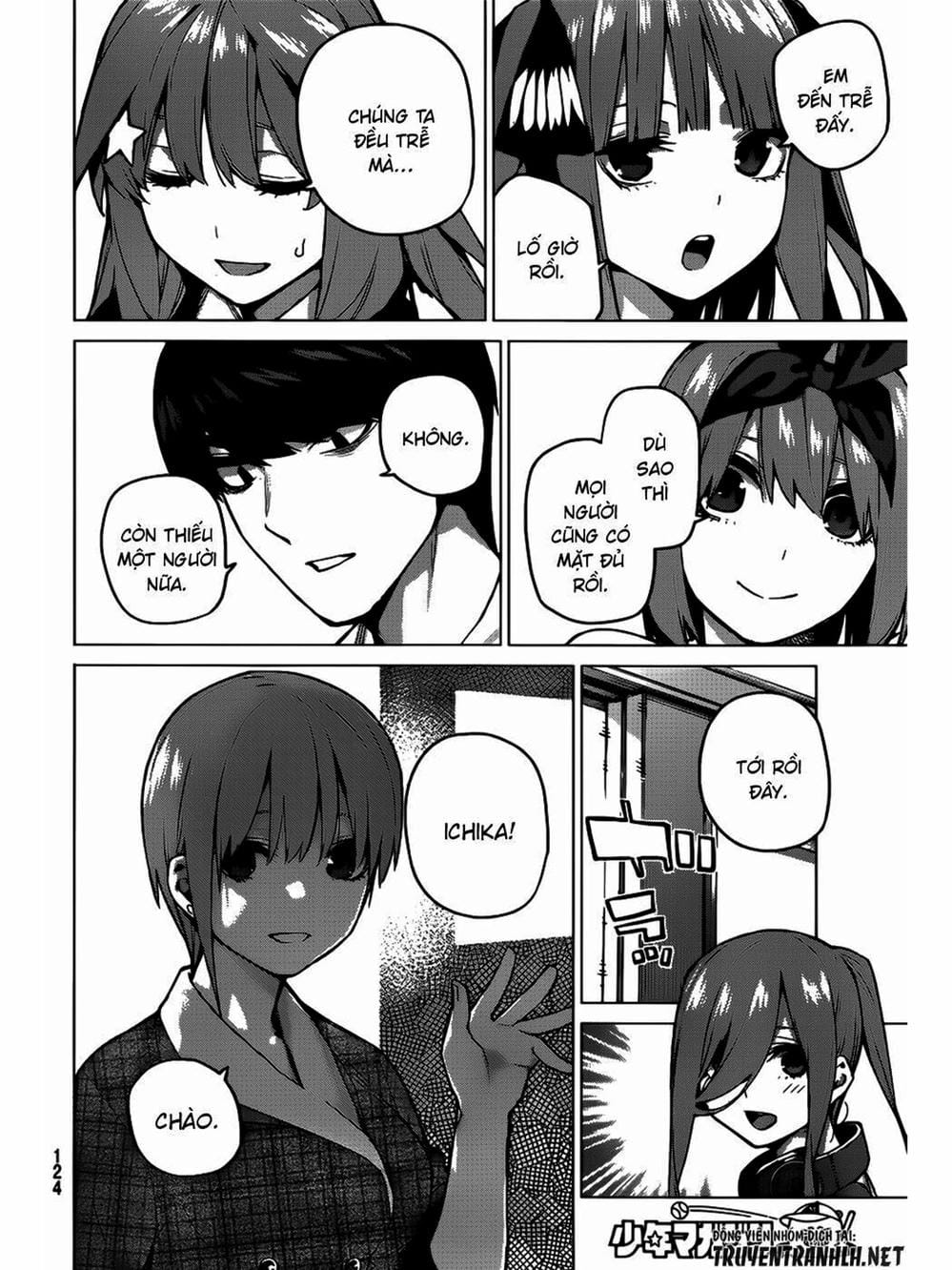 Truyện Tranh Nhà Có 5 Nàng Dâu - Gotoubun No Hanayome trang 6