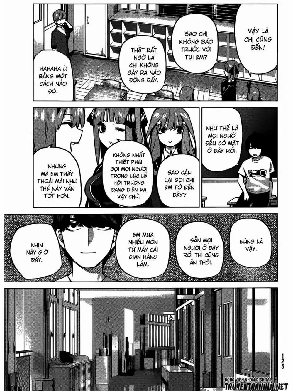 Truyện Tranh Nhà Có 5 Nàng Dâu - Gotoubun No Hanayome trang 6