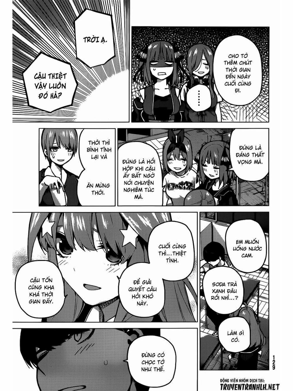 Truyện Tranh Nhà Có 5 Nàng Dâu - Gotoubun No Hanayome trang 6