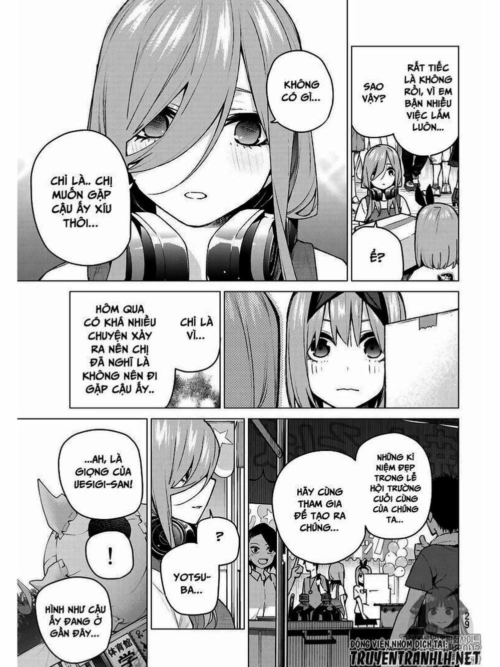 Truyện Tranh Nhà Có 5 Nàng Dâu - Gotoubun No Hanayome trang 6