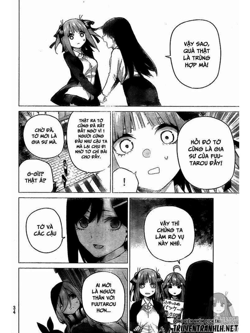 Truyện Tranh Nhà Có 5 Nàng Dâu - Gotoubun No Hanayome trang 6