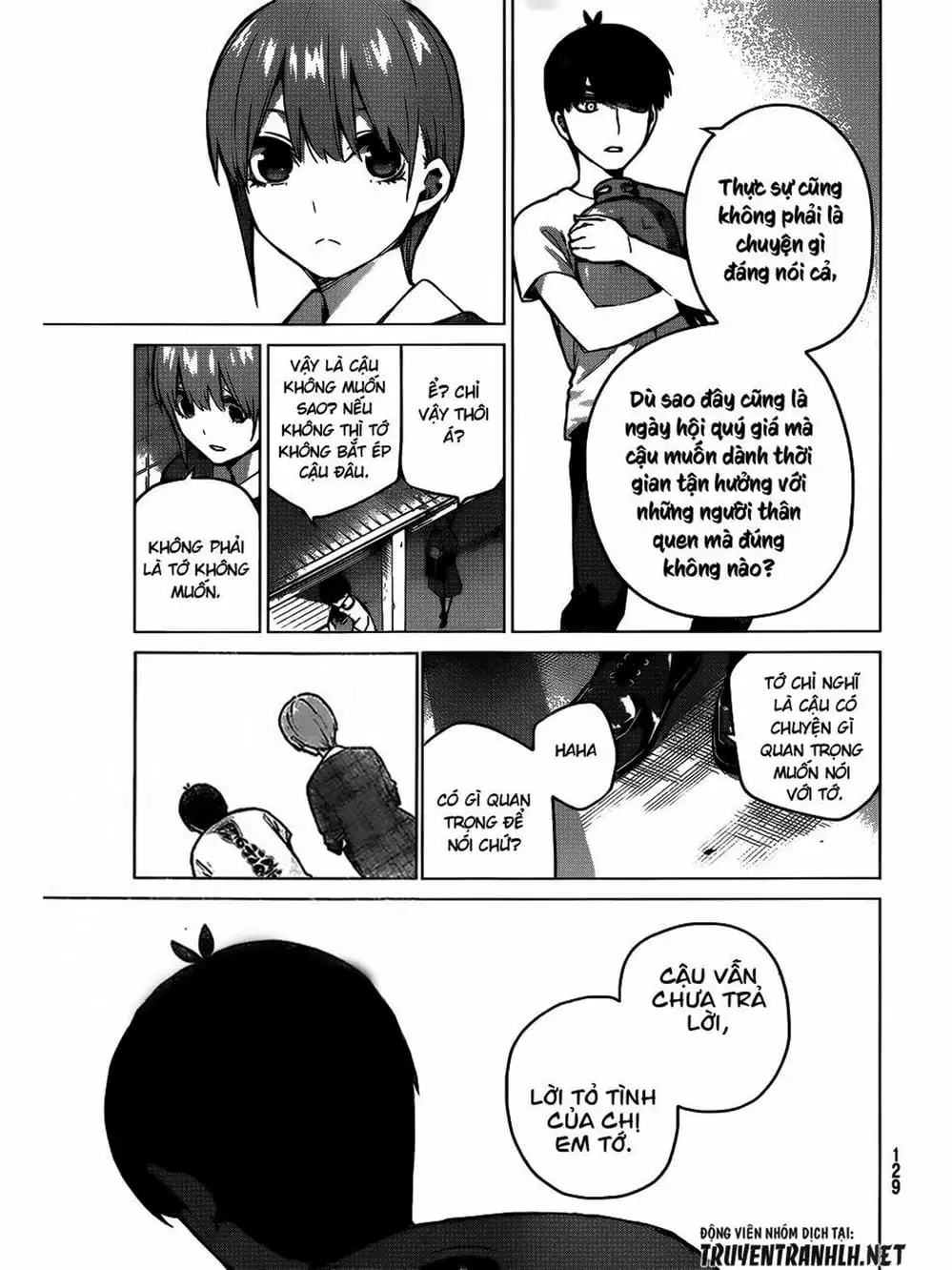 Truyện Tranh Nhà Có 5 Nàng Dâu - Gotoubun No Hanayome trang 6