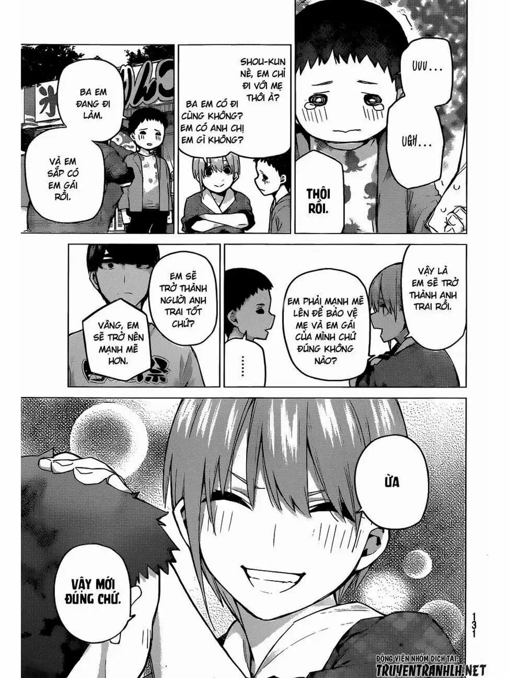 Truyện Tranh Nhà Có 5 Nàng Dâu - Gotoubun No Hanayome trang 6