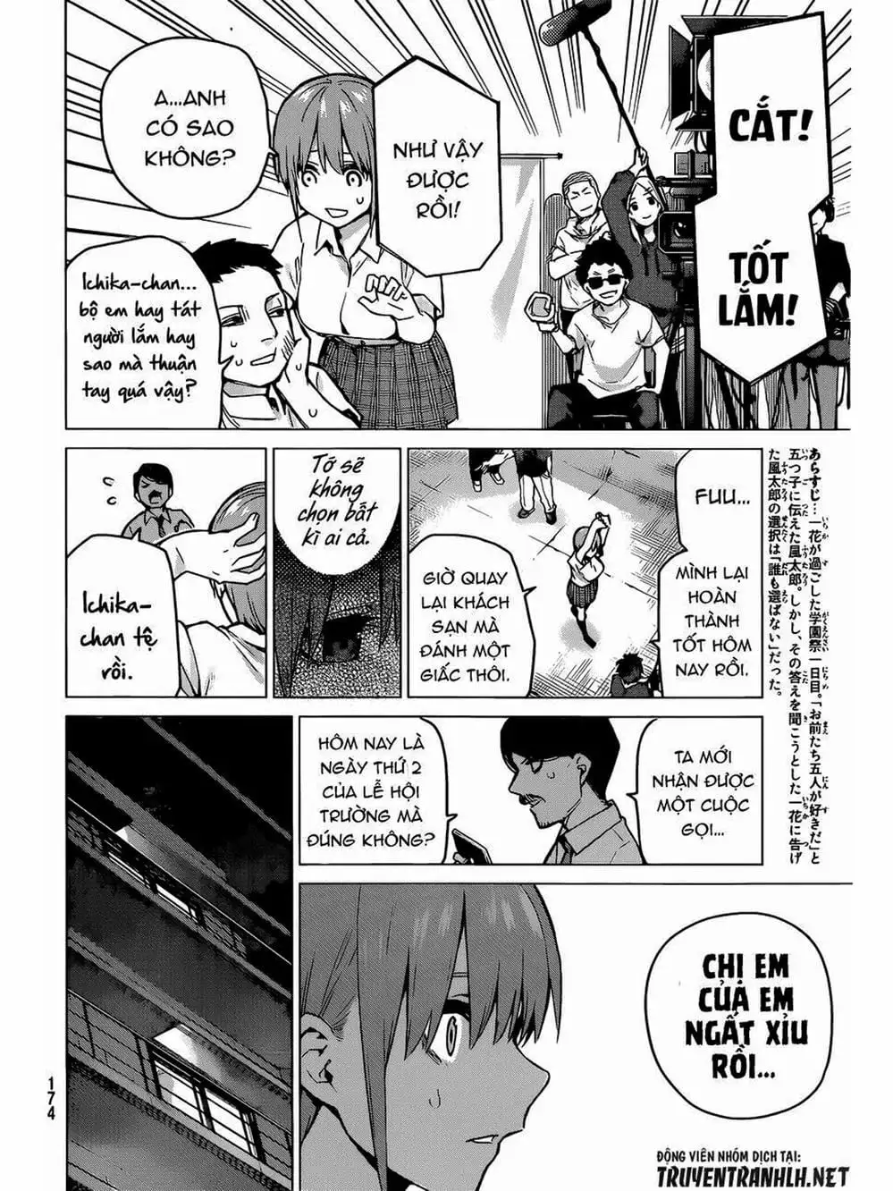 Truyện Tranh Nhà Có 5 Nàng Dâu - Gotoubun No Hanayome trang 6