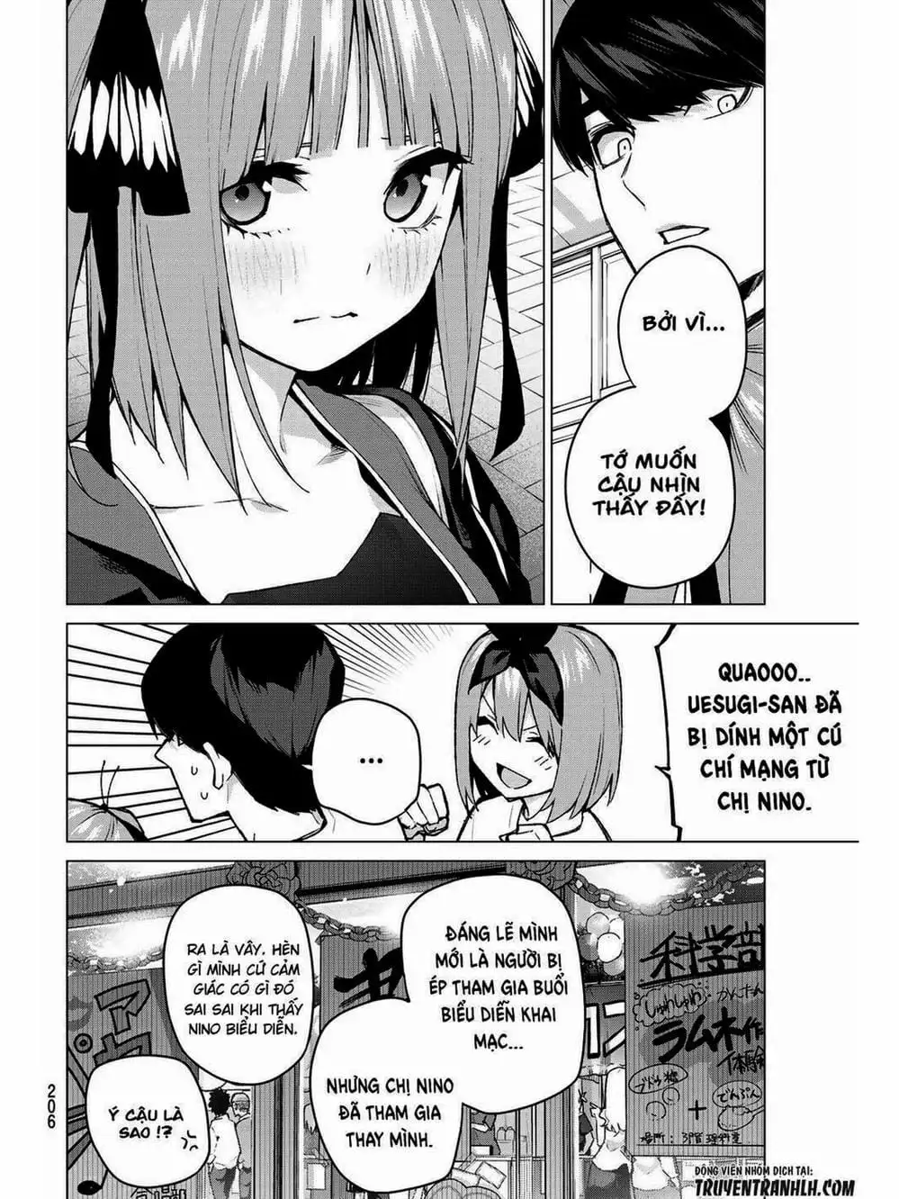 Truyện Tranh Nhà Có 5 Nàng Dâu - Gotoubun No Hanayome trang 6