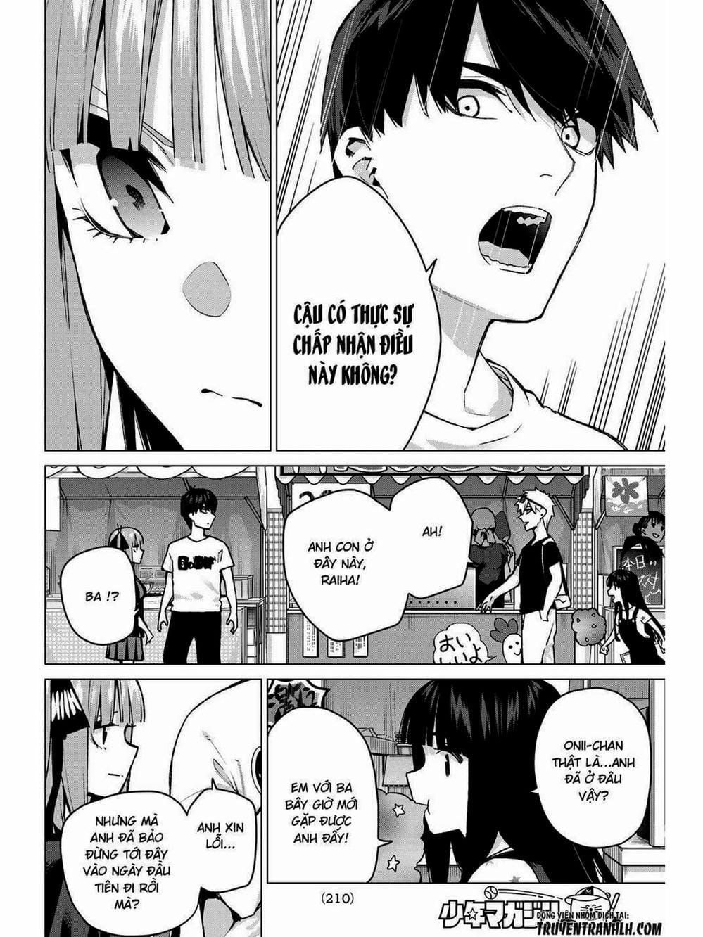 Truyện Tranh Nhà Có 5 Nàng Dâu - Gotoubun No Hanayome trang 6