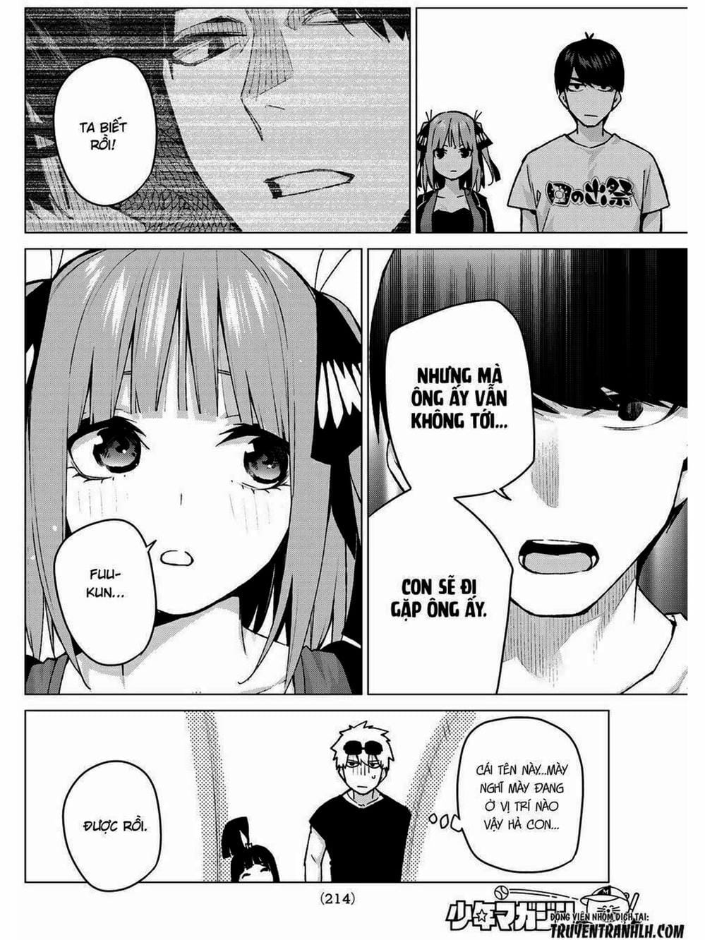 Truyện Tranh Nhà Có 5 Nàng Dâu - Gotoubun No Hanayome trang 6