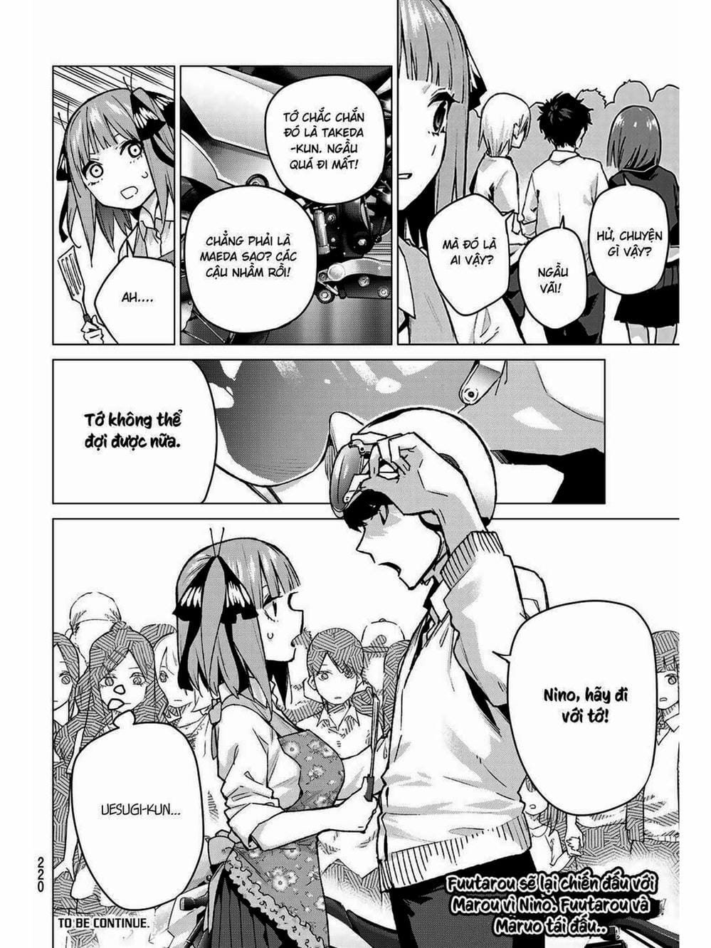 Truyện Tranh Nhà Có 5 Nàng Dâu - Gotoubun No Hanayome trang 6