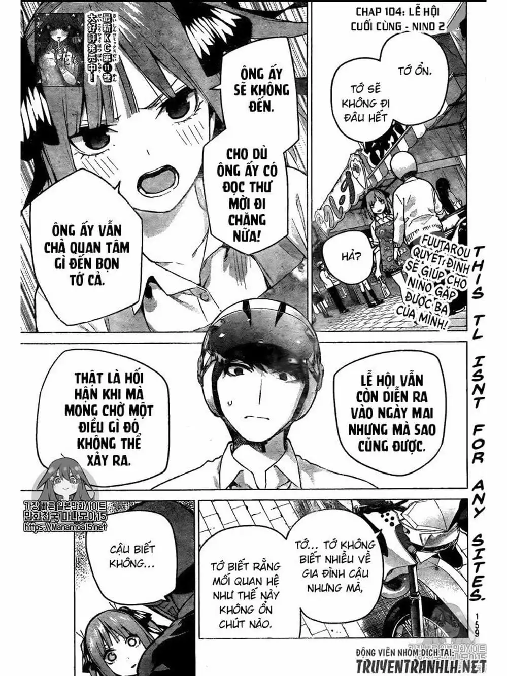 Truyện Tranh Nhà Có 5 Nàng Dâu - Gotoubun No Hanayome trang 6