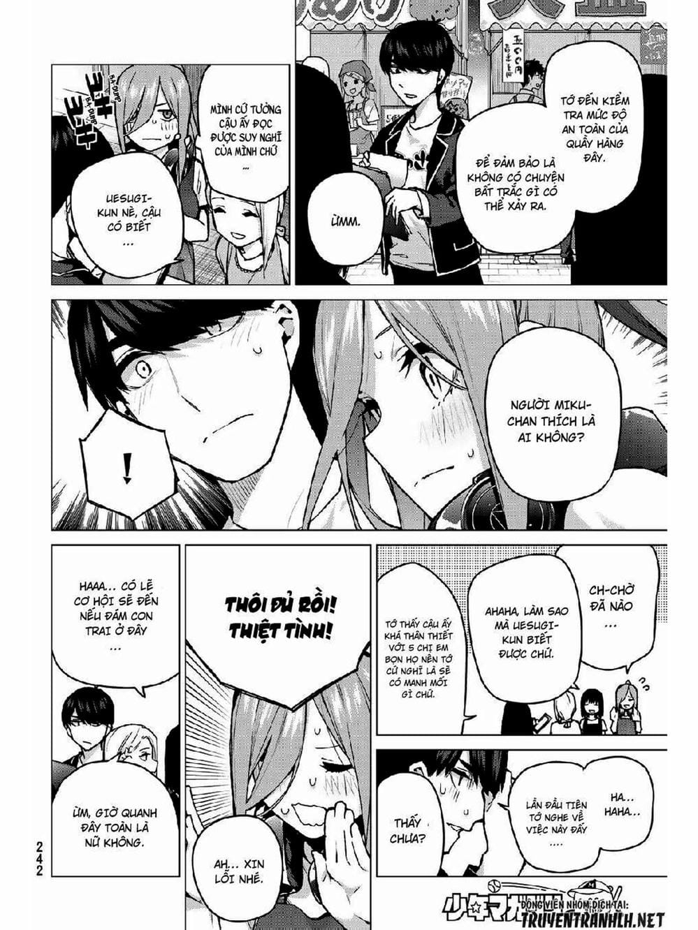 Truyện Tranh Nhà Có 5 Nàng Dâu - Gotoubun No Hanayome trang 6