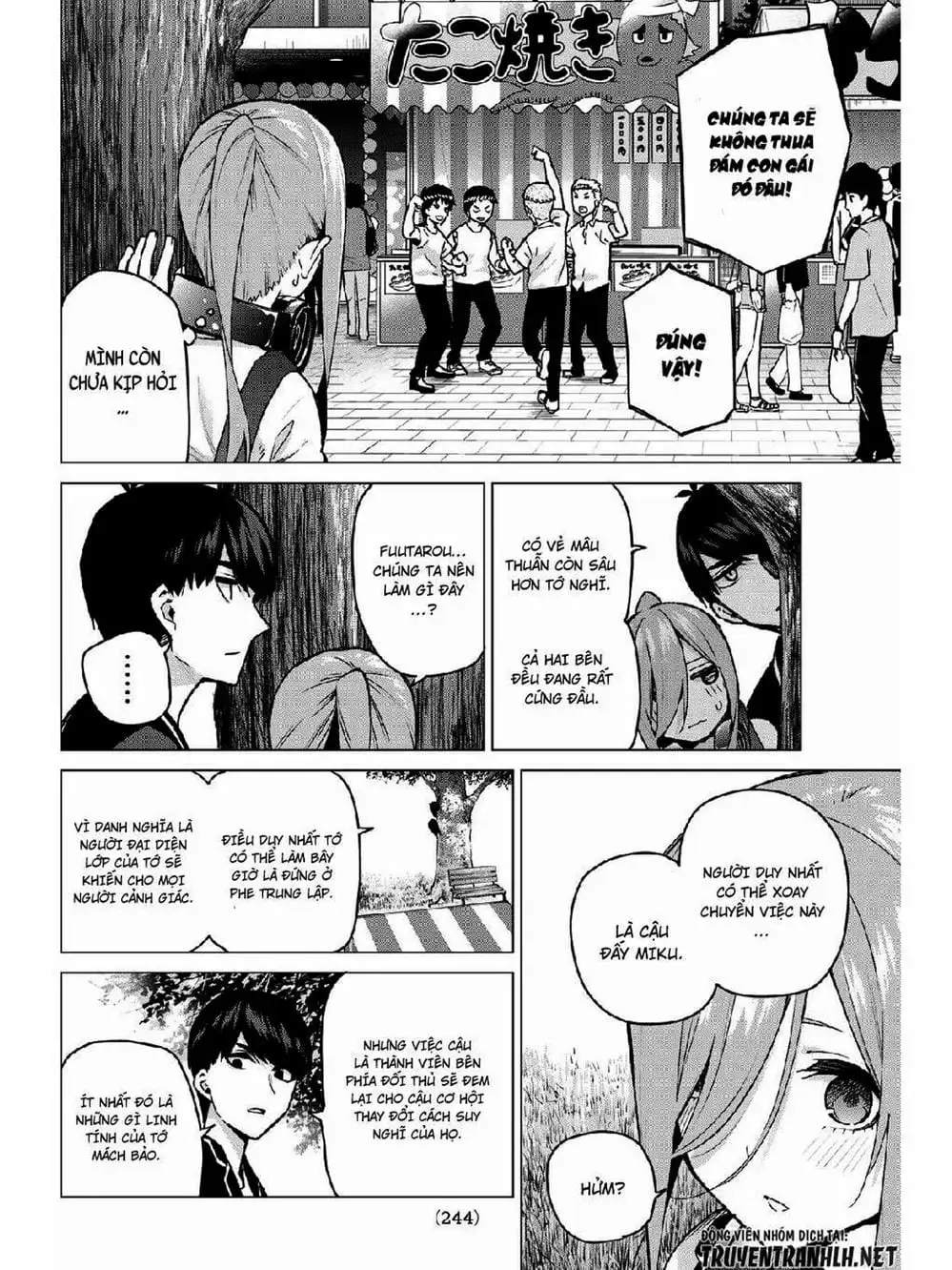 Truyện Tranh Nhà Có 5 Nàng Dâu - Gotoubun No Hanayome trang 6