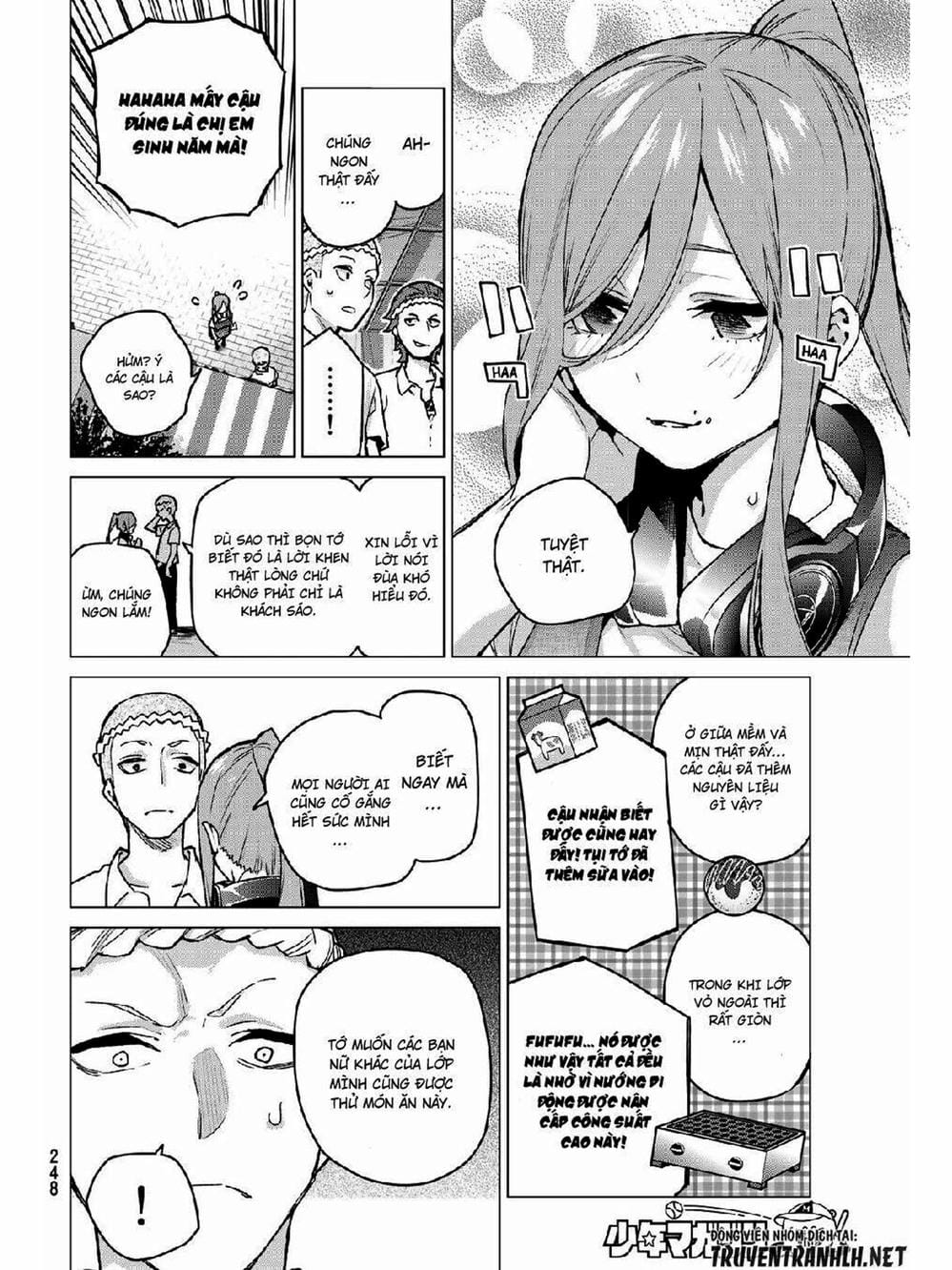 Truyện Tranh Nhà Có 5 Nàng Dâu - Gotoubun No Hanayome trang 6