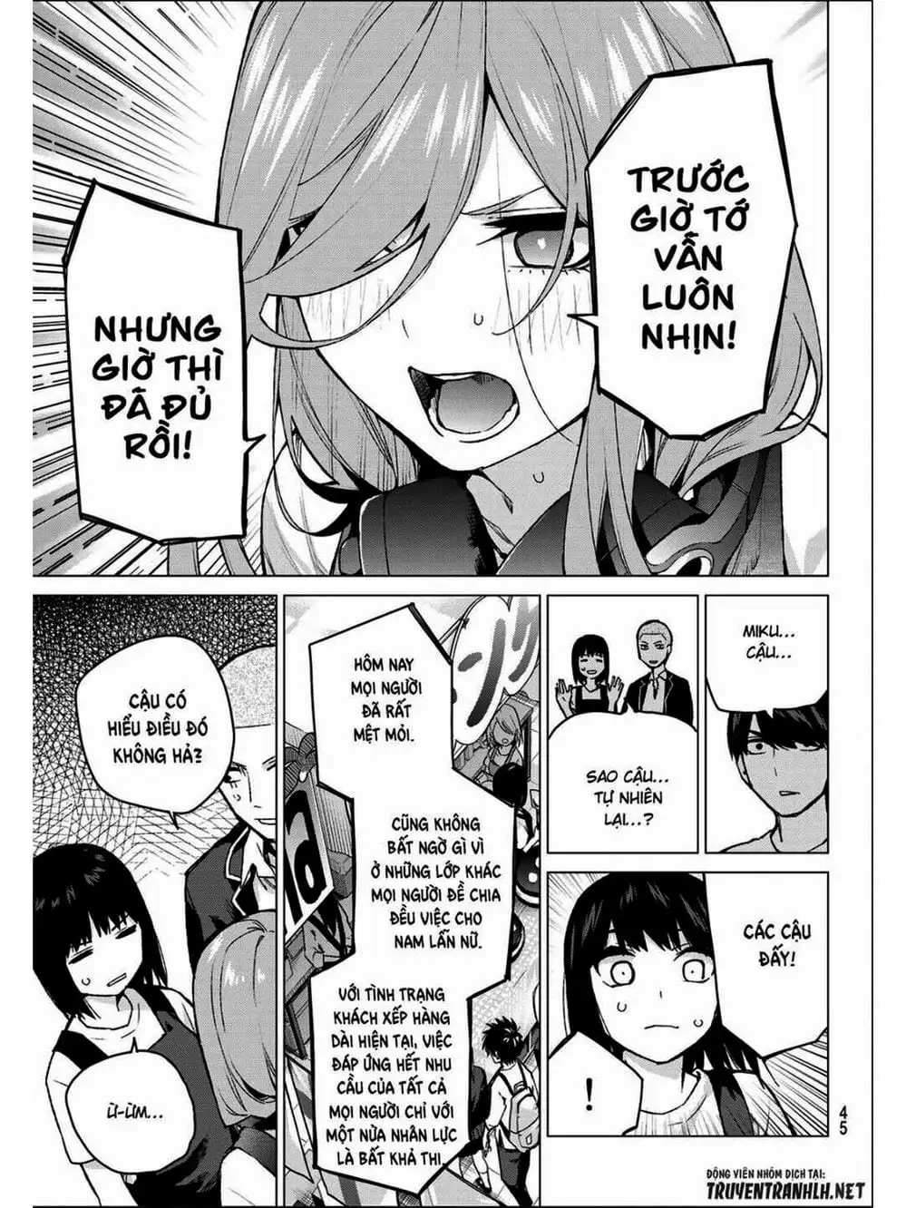 Truyện Tranh Nhà Có 5 Nàng Dâu - Gotoubun No Hanayome trang 6