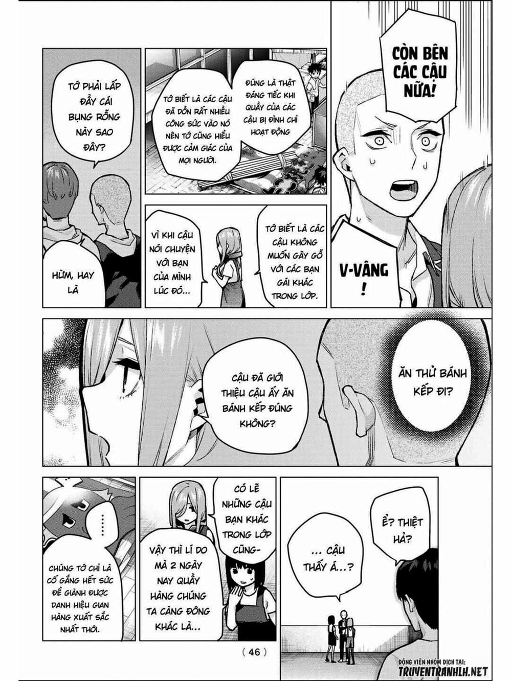 Truyện Tranh Nhà Có 5 Nàng Dâu - Gotoubun No Hanayome trang 6