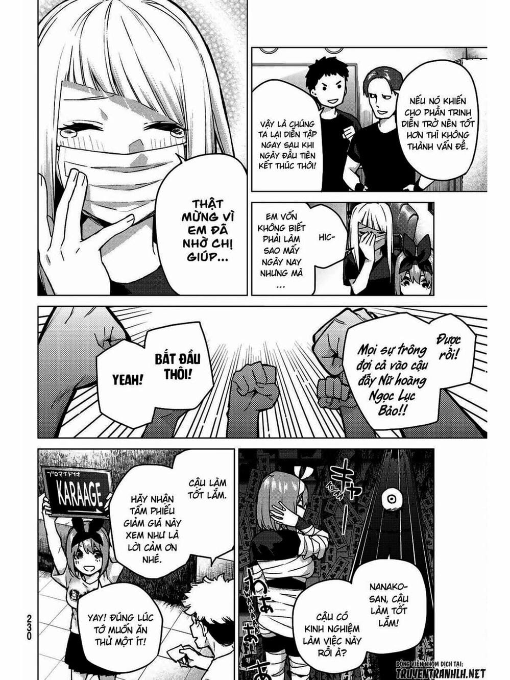 Truyện Tranh Nhà Có 5 Nàng Dâu - Gotoubun No Hanayome trang 6