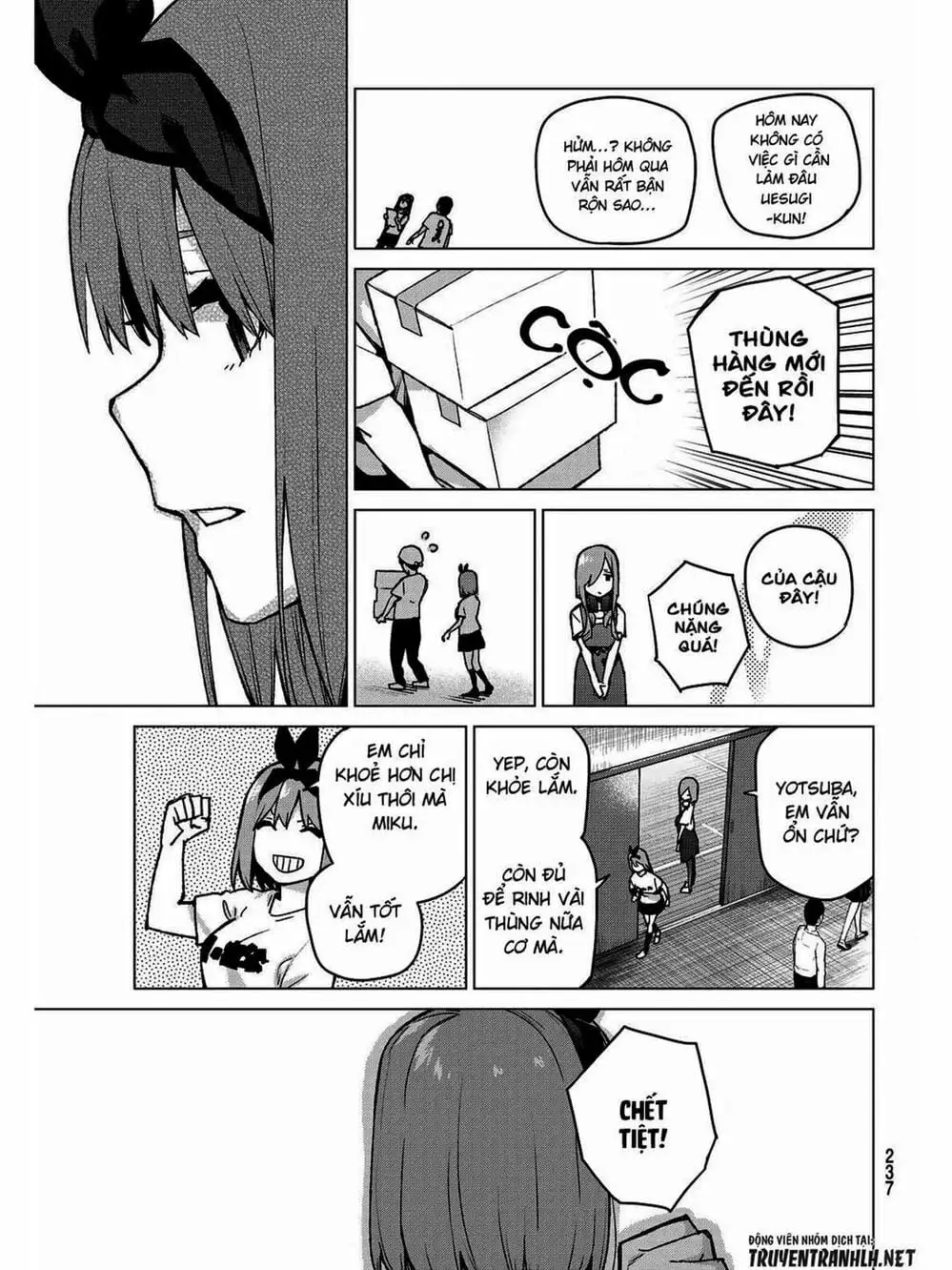 Truyện Tranh Nhà Có 5 Nàng Dâu - Gotoubun No Hanayome trang 6