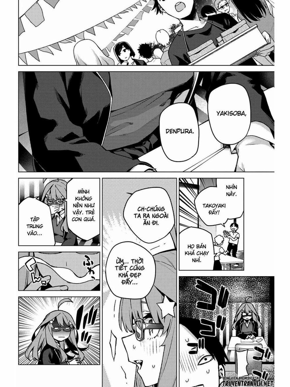 Truyện Tranh Nhà Có 5 Nàng Dâu - Gotoubun No Hanayome trang 6