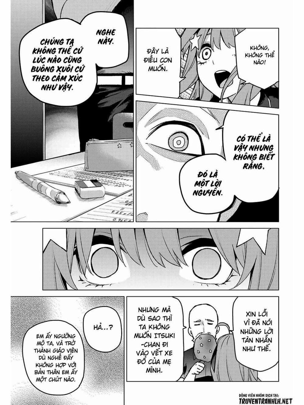 Truyện Tranh Nhà Có 5 Nàng Dâu - Gotoubun No Hanayome trang 6