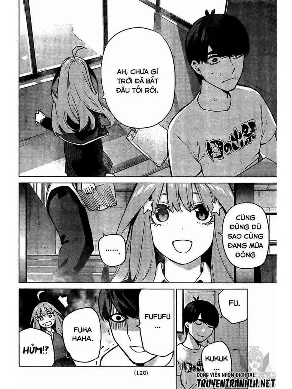 Truyện Tranh Nhà Có 5 Nàng Dâu - Gotoubun No Hanayome trang 6