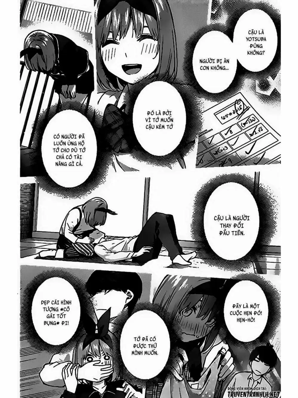 Truyện Tranh Nhà Có 5 Nàng Dâu - Gotoubun No Hanayome trang 6