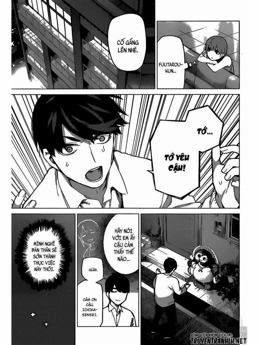 Truyện Tranh Nhà Có 5 Nàng Dâu - Gotoubun No Hanayome trang 6