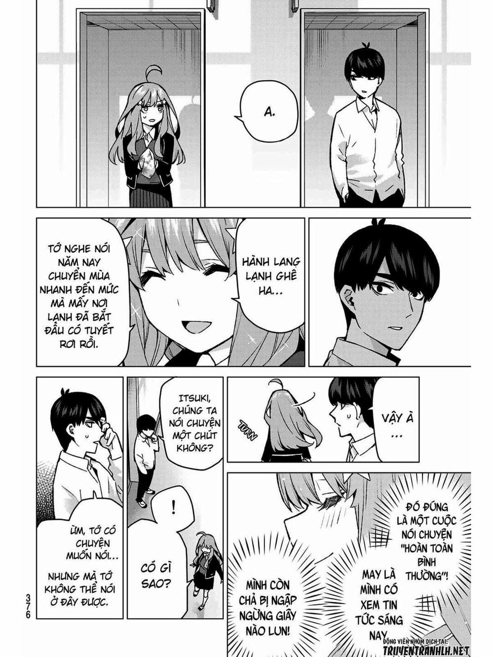 Truyện Tranh Nhà Có 5 Nàng Dâu - Gotoubun No Hanayome trang 6