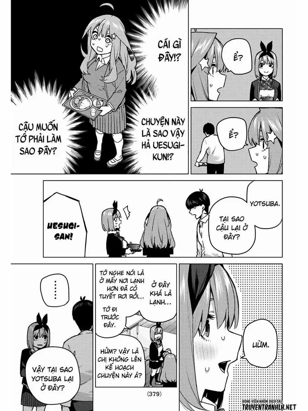 Truyện Tranh Nhà Có 5 Nàng Dâu - Gotoubun No Hanayome trang 6