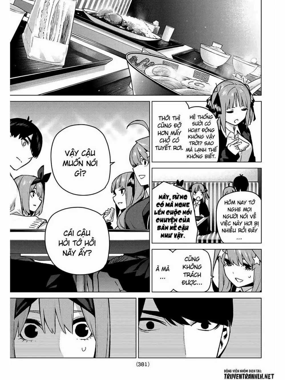 Truyện Tranh Nhà Có 5 Nàng Dâu - Gotoubun No Hanayome trang 6