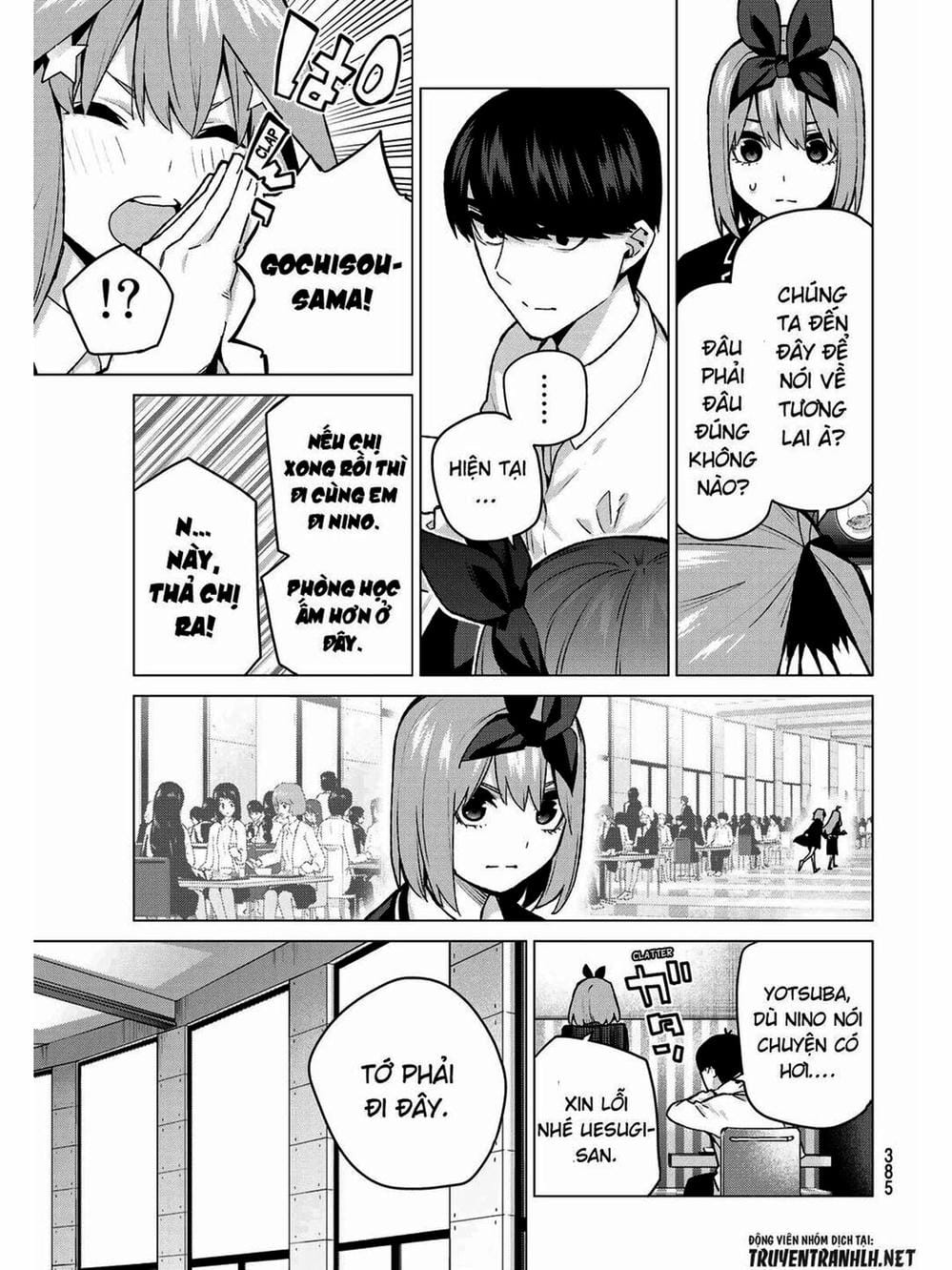 Truyện Tranh Nhà Có 5 Nàng Dâu - Gotoubun No Hanayome trang 6