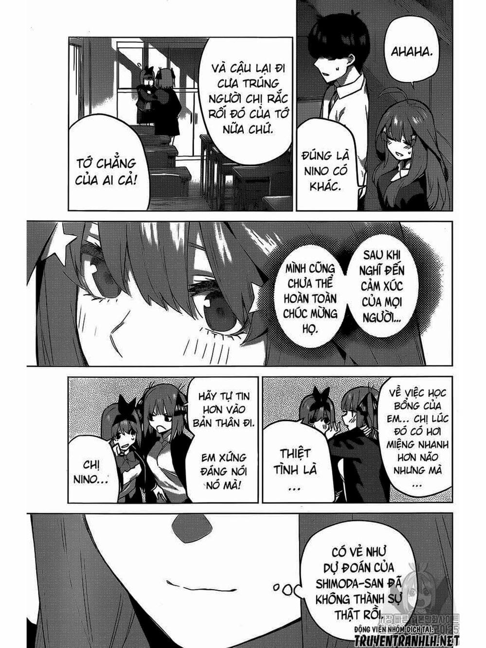 Truyện Tranh Nhà Có 5 Nàng Dâu - Gotoubun No Hanayome trang 6