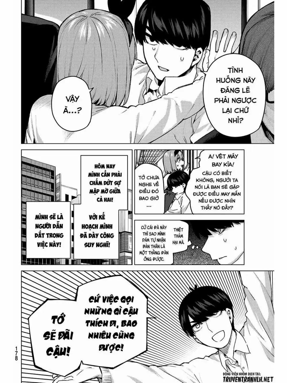 Truyện Tranh Nhà Có 5 Nàng Dâu - Gotoubun No Hanayome trang 6