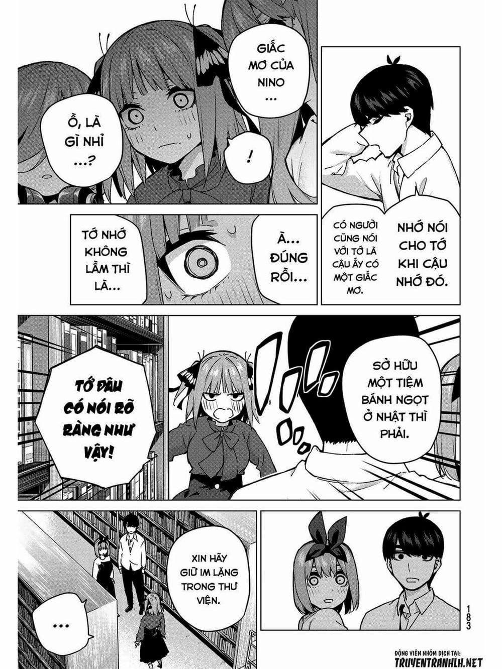 Truyện Tranh Nhà Có 5 Nàng Dâu - Gotoubun No Hanayome trang 6