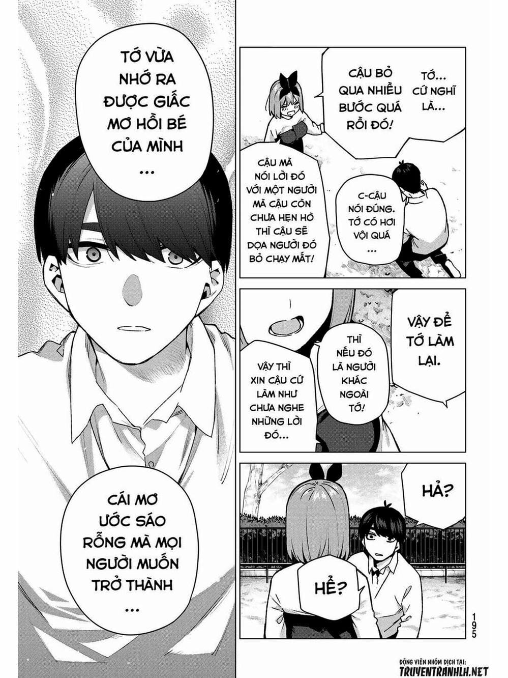 Truyện Tranh Nhà Có 5 Nàng Dâu - Gotoubun No Hanayome trang 6