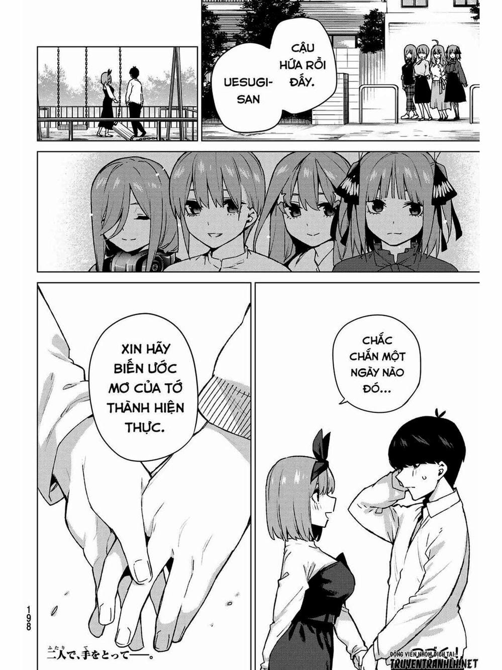 Truyện Tranh Nhà Có 5 Nàng Dâu - Gotoubun No Hanayome trang 6